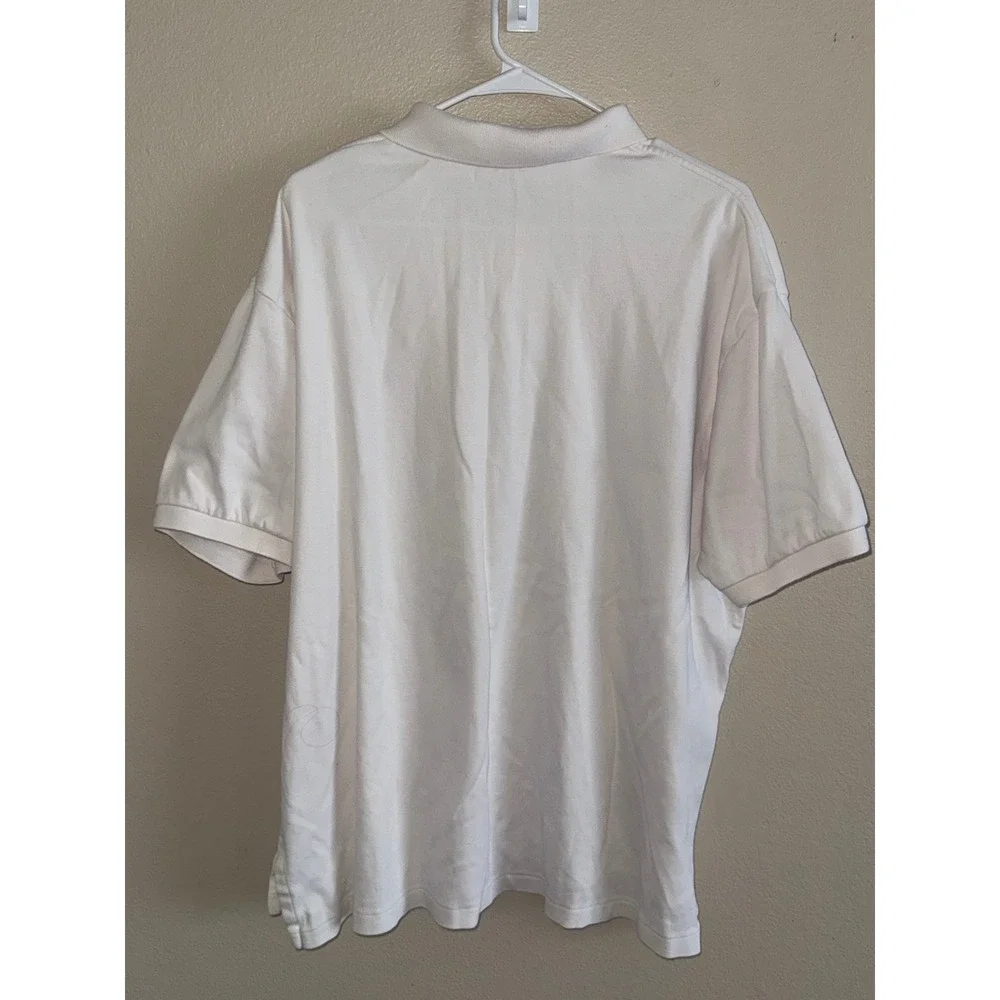 Polo Ralph Lauren Mens XXL White Short Sleeve Pique Pony Logo Polo Shirt